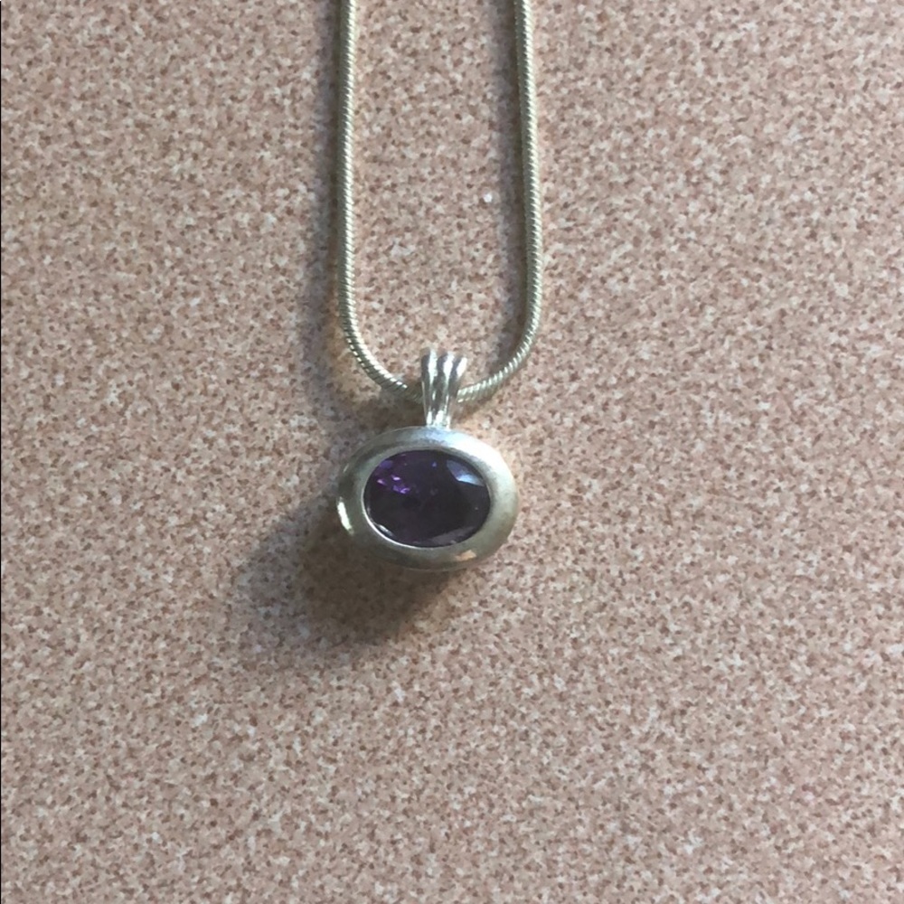 Purple stone Necklace